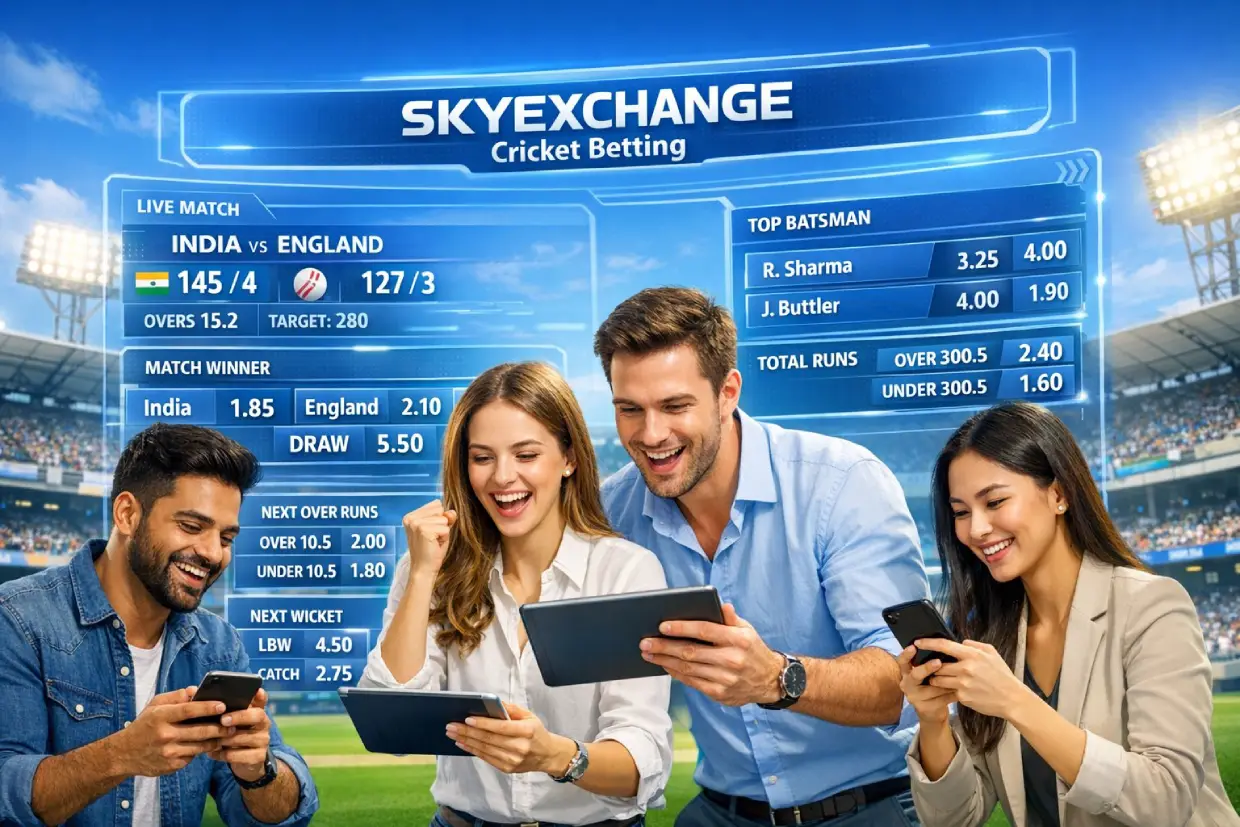 Get Your Online Cricket Betting ID at www.SkyExchLogin.org